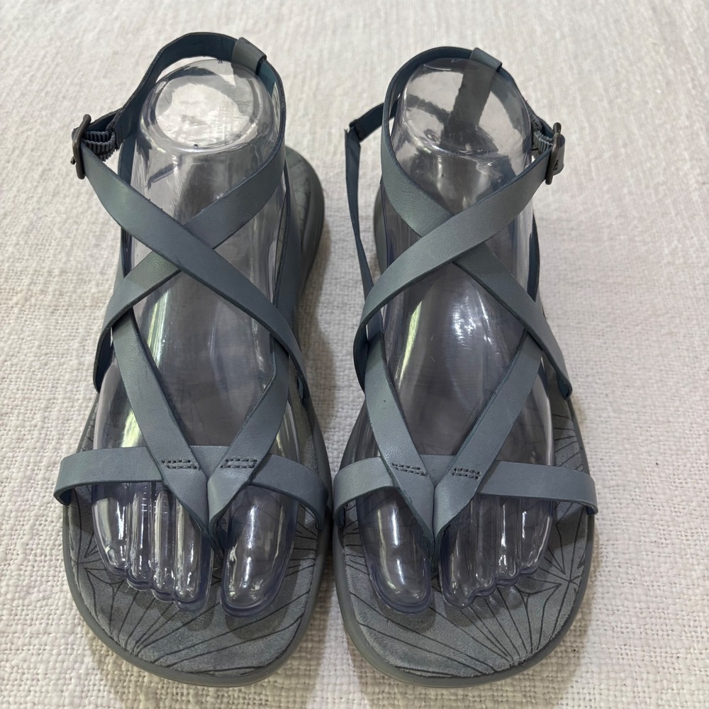 Merrell Terran Lattice II Sandals Blue Heaven Leather Strappy J94240 Womens 9